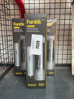 Lot 2529 - 3x Fanttika Nex S1 pro electric screwdrivers
