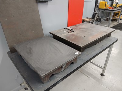 Lot 74 - 1x grooved lapping plate 61cm x 46cm, with a...