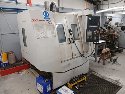 Lot 77 - XYZ mini mill 560, CNC machine centre with...