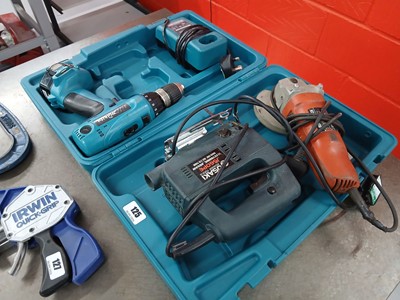 Lot 125 - Makita 18v battery drill driver with battery,...
