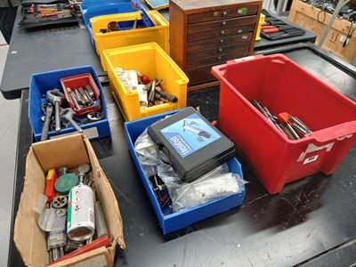 Lot 134 - 5x various boxes of machine tools to include...