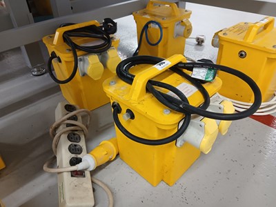 Lot 149 - 2.2KvA and a 3.3 KvA 110v transformer unit