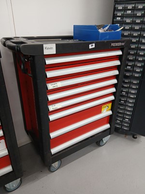 Lot 104 - 80cm Premier ball-bearing multi drawer trolley...