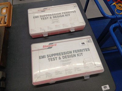 Lot 115 - 2x boxed Steward EMI suppression Ferrites test...