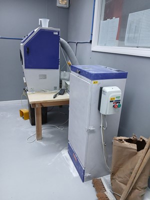 Lot 95 - Guyson Formula 1200 pencil bead blast cabinet...