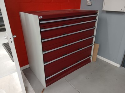 Lot 168 - Bott 130cm 6 drawer tool cabinet finished in...