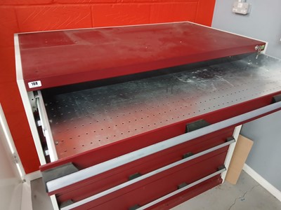 Lot 168 - Bott 130cm 6 drawer tool cabinet finished in...