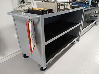 Lot 191 - 127cm x 63cm Breg 3 tier heavy duty steel...