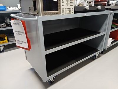 Lot 192 - 127cm x 63cm Breg 3 tier heavy duty steel...