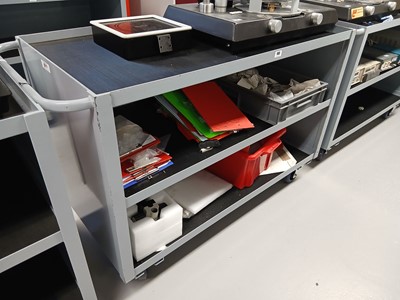 Lot 193 - 127cm x 63cm Breg 3 tier heavy duty steel...