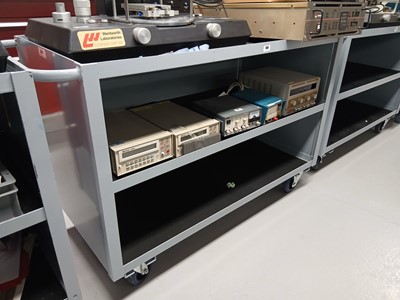 Lot 194 - 127cm x 63cm Breg 3 tier heavy duty steel...