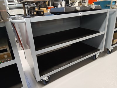 Lot 195 - 127cm x 63cm Breg 3 tier heavy duty steel...