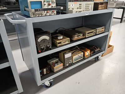 Lot 196 - 127cm x 63cm Breg 3 tier heavy duty steel...