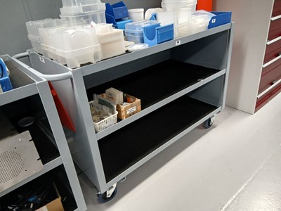 Lot 198 - 127cm x 63cm Breg 3 tier heavy duty steel...