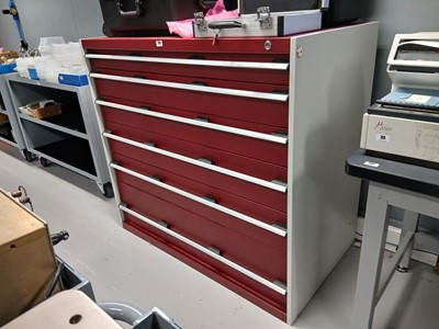 Lot 205 - Bott 130cm 6 drawer tool cabinet finished in...