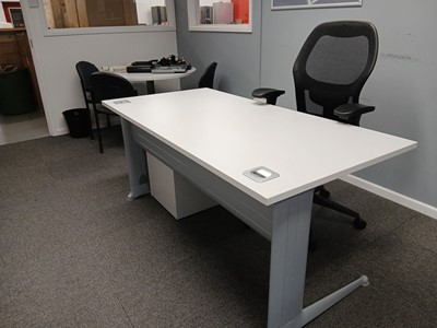 Lot 266 - Office contents to include 2 straight front...