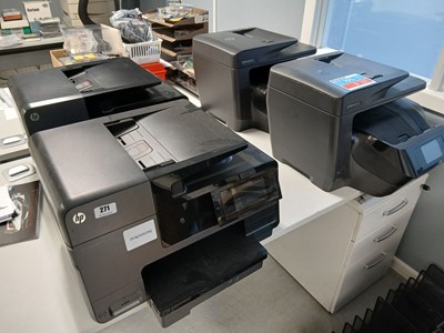 Lot 271 - 4 HP Officejet Pro 8620 all in one printers