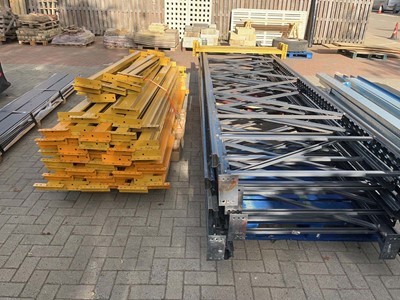 Lot 4298 - Quantity of boltless blue anf orange pallet...