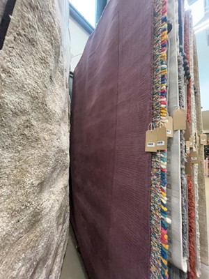 Lot 5009 - Large modern rug in purple