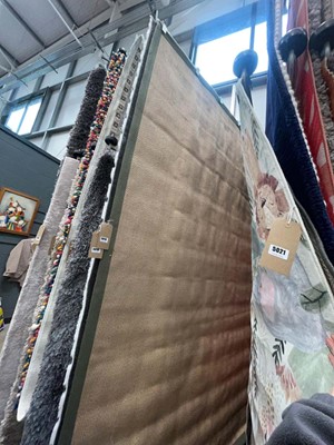 Lot 5019 - Large modern herringbone patterned rug with...