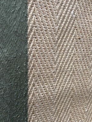 Lot 5019 - Large modern herringbone patterned rug with...