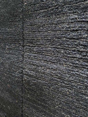 Lot 5023 - Large modern dark blue rug