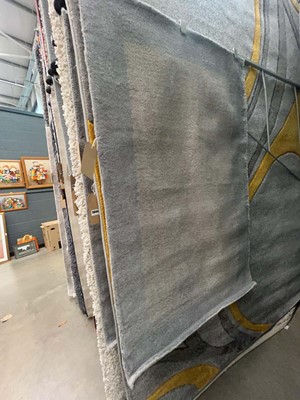 Lot 5045 - Small modern rug with grey border
