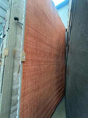 Lot 5055 - Large modern rug in rust orange colour