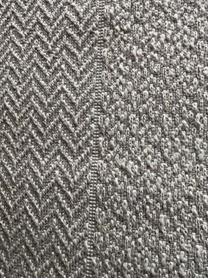 Lot 5063 - Large modern rug in grey with herringbone...