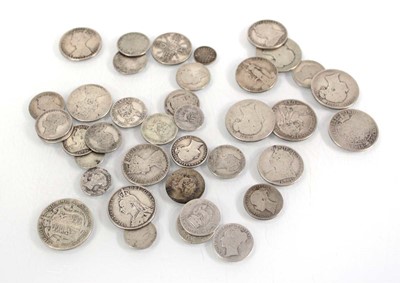 Lot 320 - A group of 19th century and later silver...