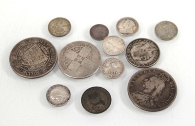 Lot 322 - A group of 19th century and late silver and...