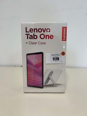 Lot Lenovo Tab One + Clear Case, Luna Grey, Model...