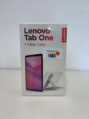 Lot Lenovo Tab One + Clear Case, Luna Grey, Model...