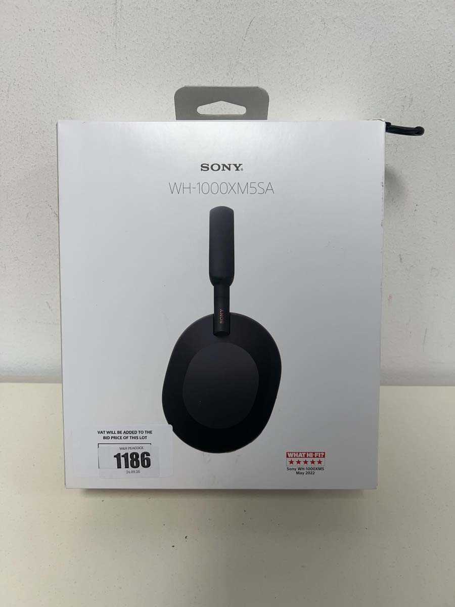 Lot SONY WH-1000XM5SA over ear wireless headphones,...