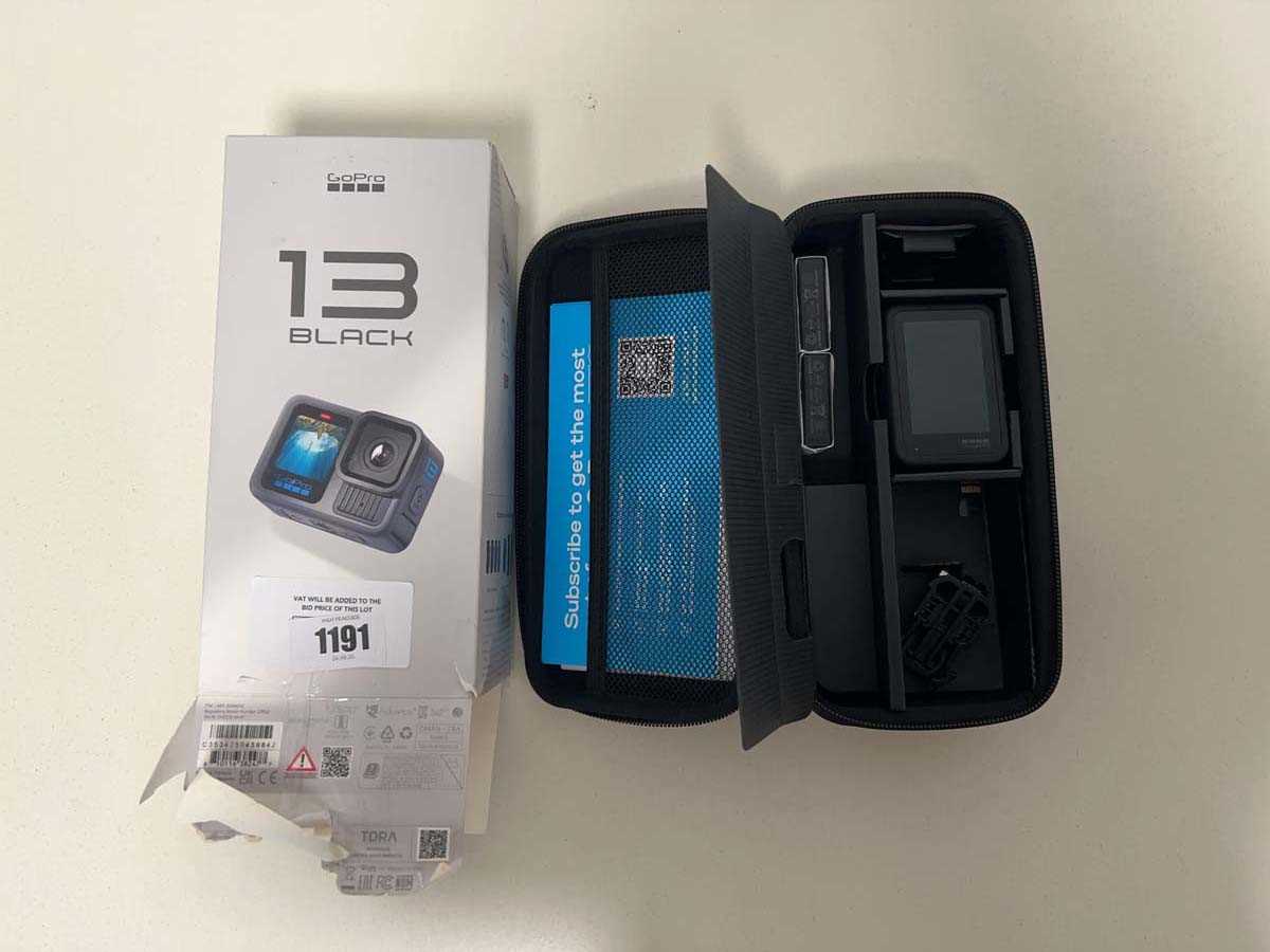 Lot GoPro Hero 13 Black action camera, *boxed with...