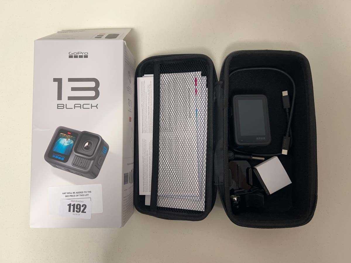 Lot GoPro Hero 13 Black action camera, *boxed with...