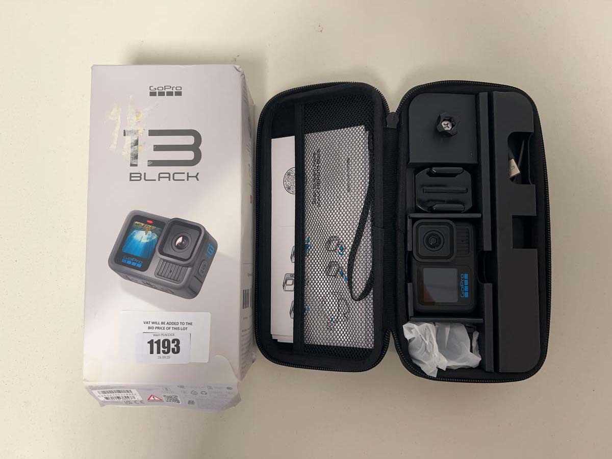 Lot GoPro Hero 13 Black action camera, *boxed with...