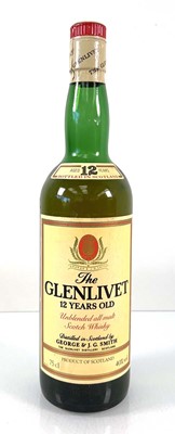 Lot 103 - A bottle of The Glenlivet 12 year old...