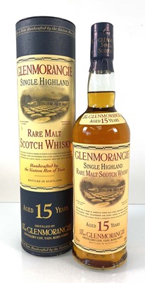 Lot 104 - A bottle of Glenmorangie 15 year old Single...