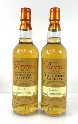 Lot 105 - 2 bottles of The Arran Malt Founder's Reserve...