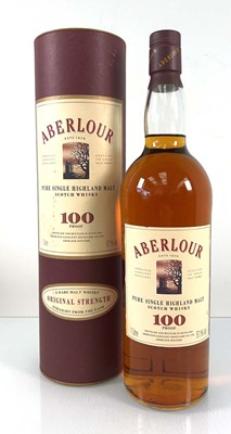 Lot 110 - A bottle of Aberlour 100 proof Pure Single...
