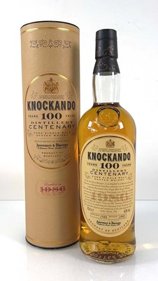 Lot 115 - A bottle of Knockando Distillery Centenary 100...