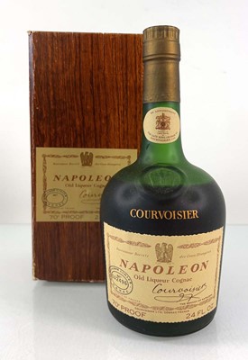 Lot 131 - An old bottle of Courvoisier Napoleon Old...