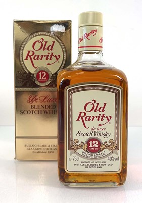 Lot 132 - A bottle of Old Rarity De Luxe 12 year old...