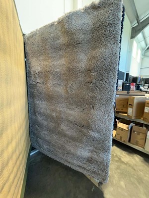 Lot 1310 - Thick grey pile area rug, approx. size 160 x...
