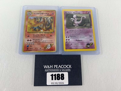 Lot 1188 - (2) Top Loaded Pokémon TCG: 1996 Japanese Gym...