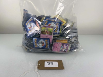 Lot 1712 - Bag containing quantity of loose Pokémon...