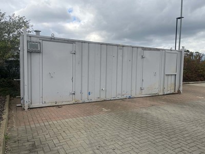 Lot Site welfare unit finished in grey, 26' x 9' x...