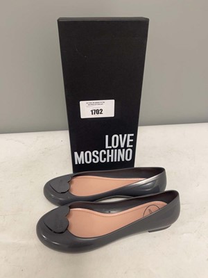 Lot Love Moschino UK3 jelly ballet shoes in...