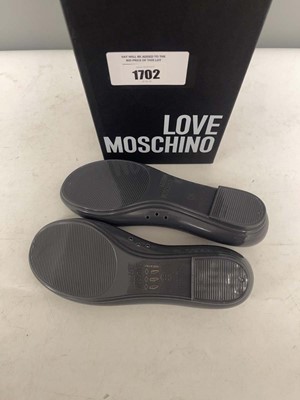 Lot Love Moschino UK3 jelly ballet shoes in...